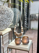 Schelpenketting met sand dollars - B19 x H52 cm