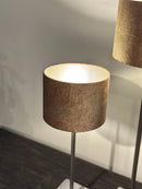 Tafellamp Martje met stalen frame en leistenen voetje - 35 cm