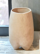 Vaas Taurasi op pootjes - light brown - D26 x H43 cm