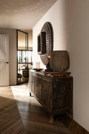 Peacock spiegel in bronskleur - 145x115 cm