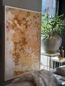 Wandkleed in wit floating frame - Abundance - B80 x H110 cm