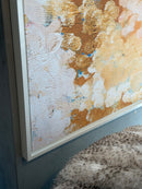 Wandkleed in wit floating frame - Abundance - B80 x H110 cm