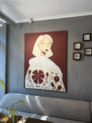 Wandkleed in zwart frame - Details of life - B110 x H145 cm
