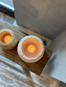 Windlicht van albast M