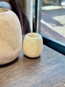 Windlicht van albast M