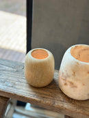 Windlicht van albast S