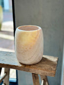 Windlicht van albast XL