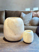 Windlicht van albast XXL