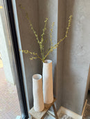 Witte hoge vaas - Soave - H61 x D15 cm