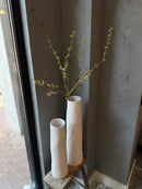 Witte hoge vaas - Soave - H49 x D14 cm