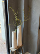 Witte hoge vaas - Soave - H61 x D15 cm