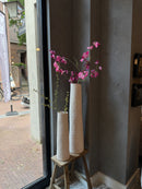 Witte hoge vaas - Soave - H76 x D17 cm