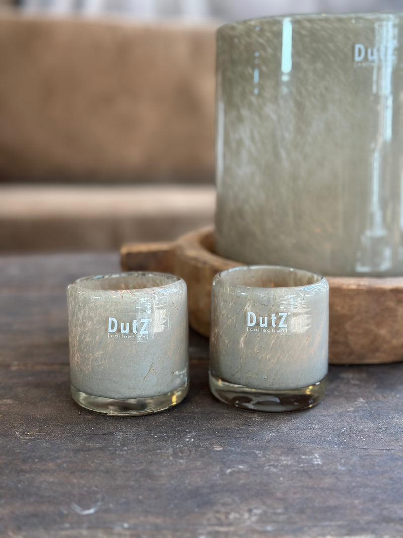 DutZ Collection windlicht – Taupe – H7 × D7 cm