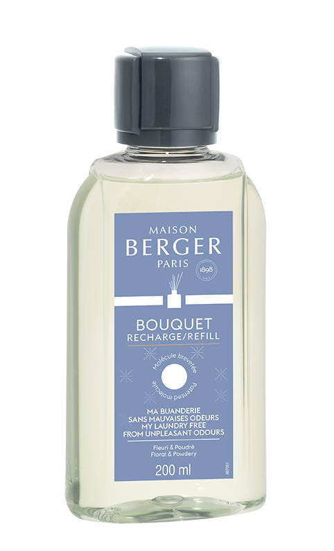 Lampe Berger Navulling Parfumverspreider 200 ml - Anti odour Laundry room/Anti odeur Buanderie