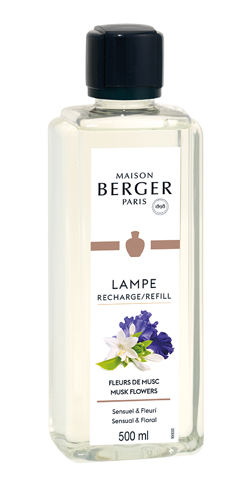 Lampe Berger huisparfum 500 ml - Musk flowers / Fleurs de Musc
