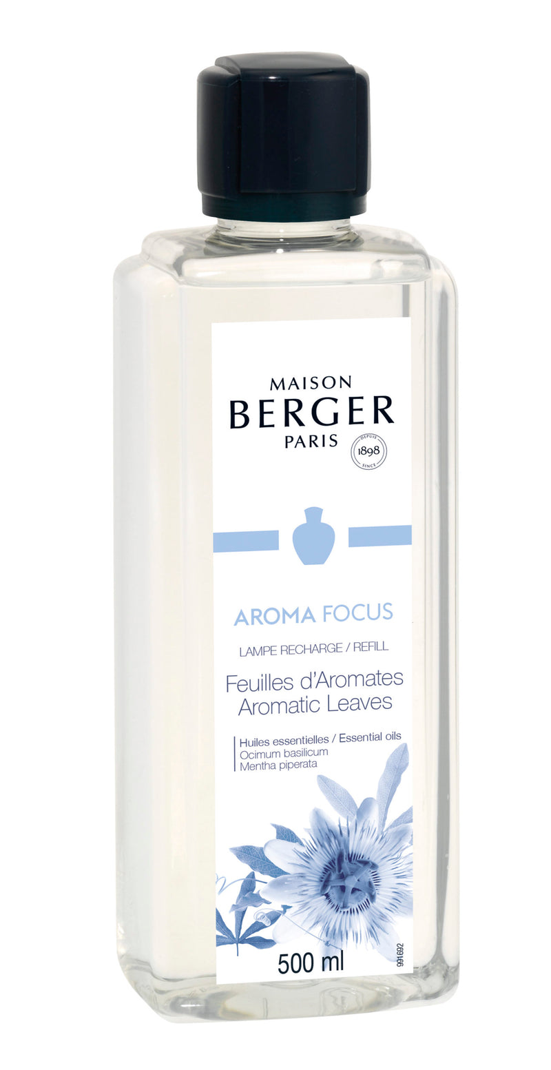 Lampe Berger huisparfum 500 ml - Aroma focus, Aromatic leaves / Feuilles d’Aromates