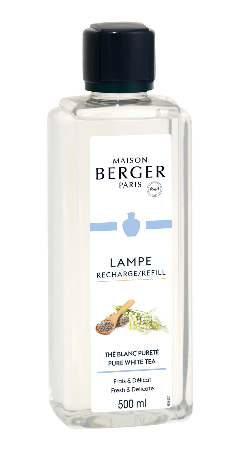 Lampe Berger huisparfum 500 ml - Pure white tea / Thé blanc pureteé