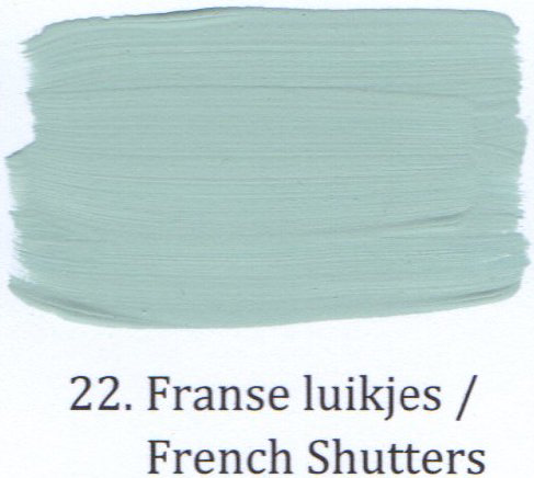 22. Franse Luikjes - vloerlak zijdeglans oliebasis l'Authentique