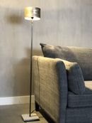 Vloerlamp Isha 120 cm - Staal en leisteen