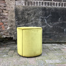 Hocker mops H42xD40 cm geelgroen