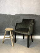 Eetkamerstoel Soho in donkergroen velours