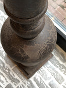 Vloerkandelaar Grietje - Vergrijsd hout - 133x23x23 cm