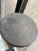 Vloerkandelaar Grietje - Vergrijsd hout - 133x23x23 cm