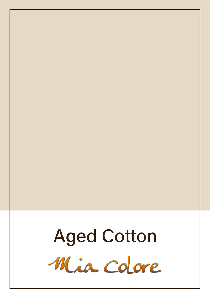 Aged Cotton - muurprimer Mia Colore