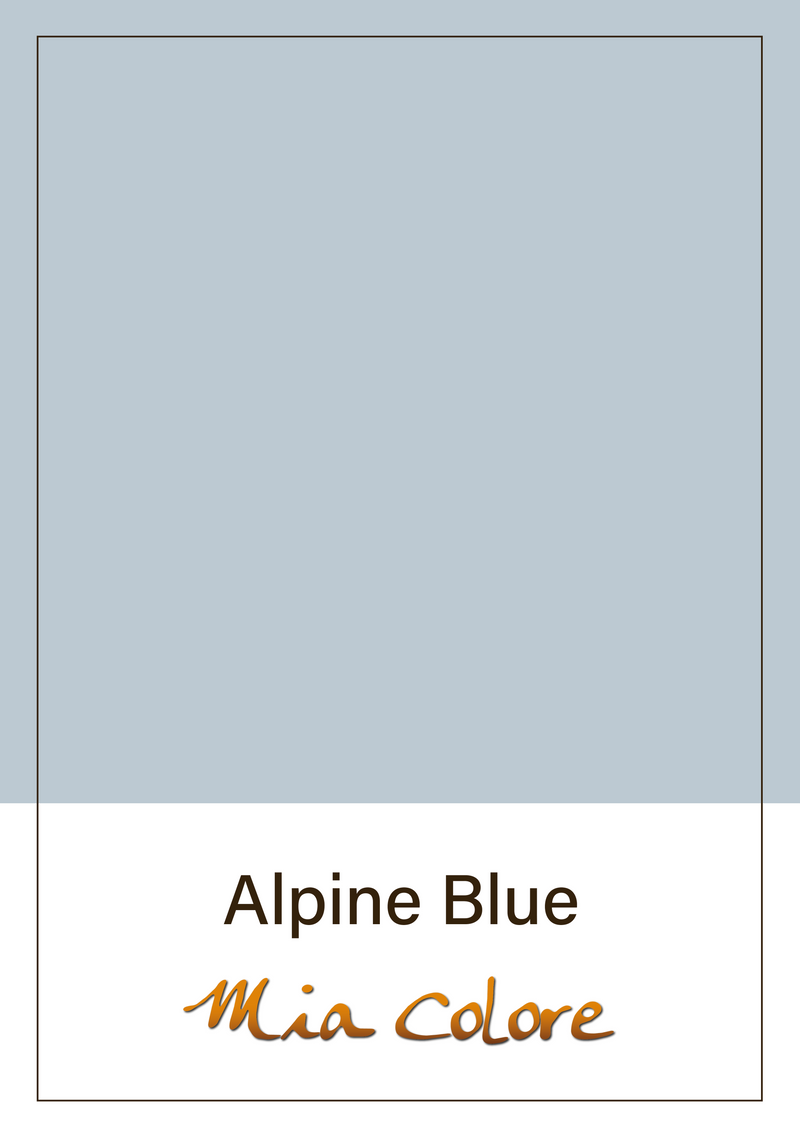 Alpine Blue - matte lakverf Mia Colore