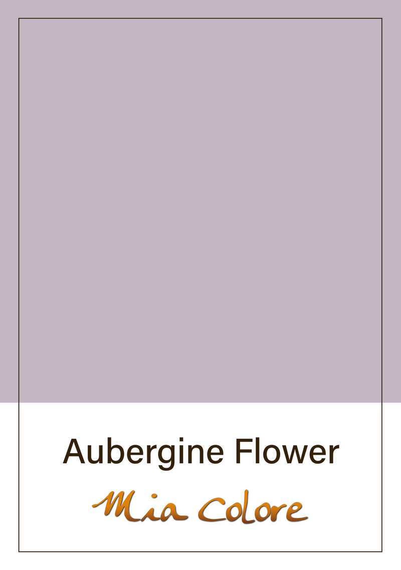 Aubergine Flower - krijtverf Mia Colore