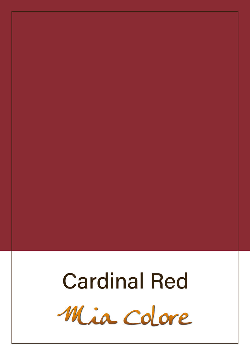 Cardinal Red - muurprimer Mia Colore