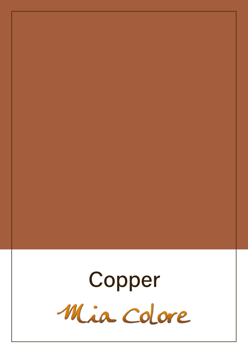 Copper - zijdematte lakverf Mia Colore