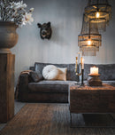 Bank Naïma in Fred de la Bretonnière leder - 4 zits