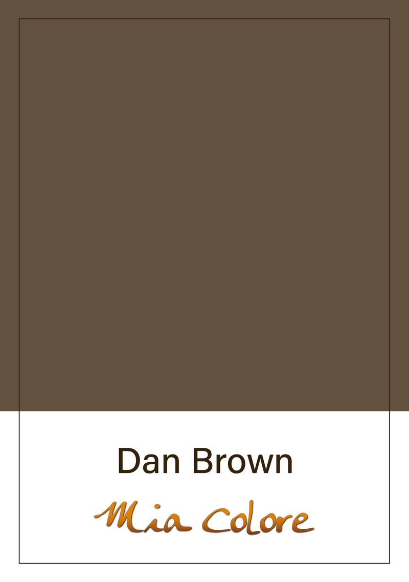 Dan Brown - zijdematte lakverf Mia Colore