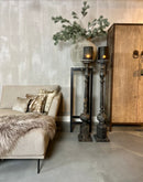 Bank Faye in een zandkleurige geweven stof - Keijser & Co - Modulebank!