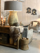 Aura Peeperkorn Kruiklamp Poniri - Verweerd groen aardewerk - 45x70 cm