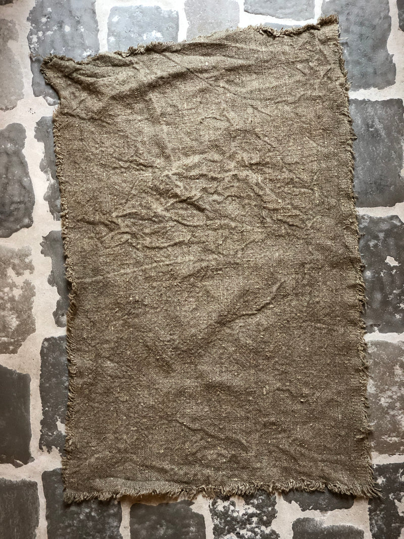 Shabby doek met gerafelde rand - 40x60 cm