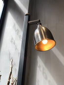 Vloerlamp/leeslamp Martin - 140 cm - Staal en leisteen