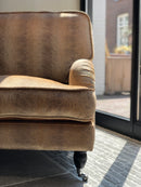 Fauteuil Bouquet in een velours koeienprint