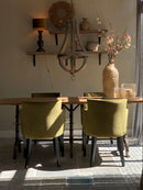 Eettafel Versailles van teakhout