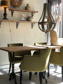 Eettafel Versailles van teakhout