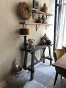 Sidetable van vergrijsd hout - 120x40x80 cm