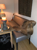 Eetkamerbank Gina zonder capitonnering in zilver PU-leder 200 cm