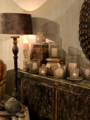 Dressoir 6deurs van zwart hout