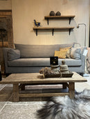 Salontafel van vergrijsd hout - 118x45x31 cm