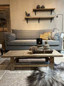 Salontafel van vergrijsd hout - 118x45x31 cm