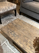 Salontafel van vergrijsd hout - 118x45x31 cm