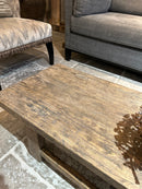 Salontafel van vergrijsd hout - 118x45x31 cm