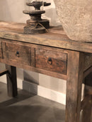 Sidetable met 3 lades 140x45 cm