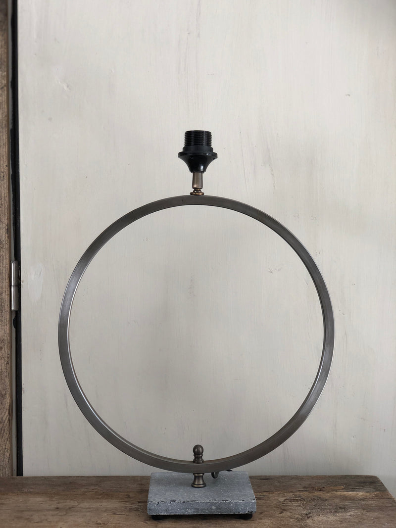Tafellamp Eveleine - Staal en leisteen - 40 cm